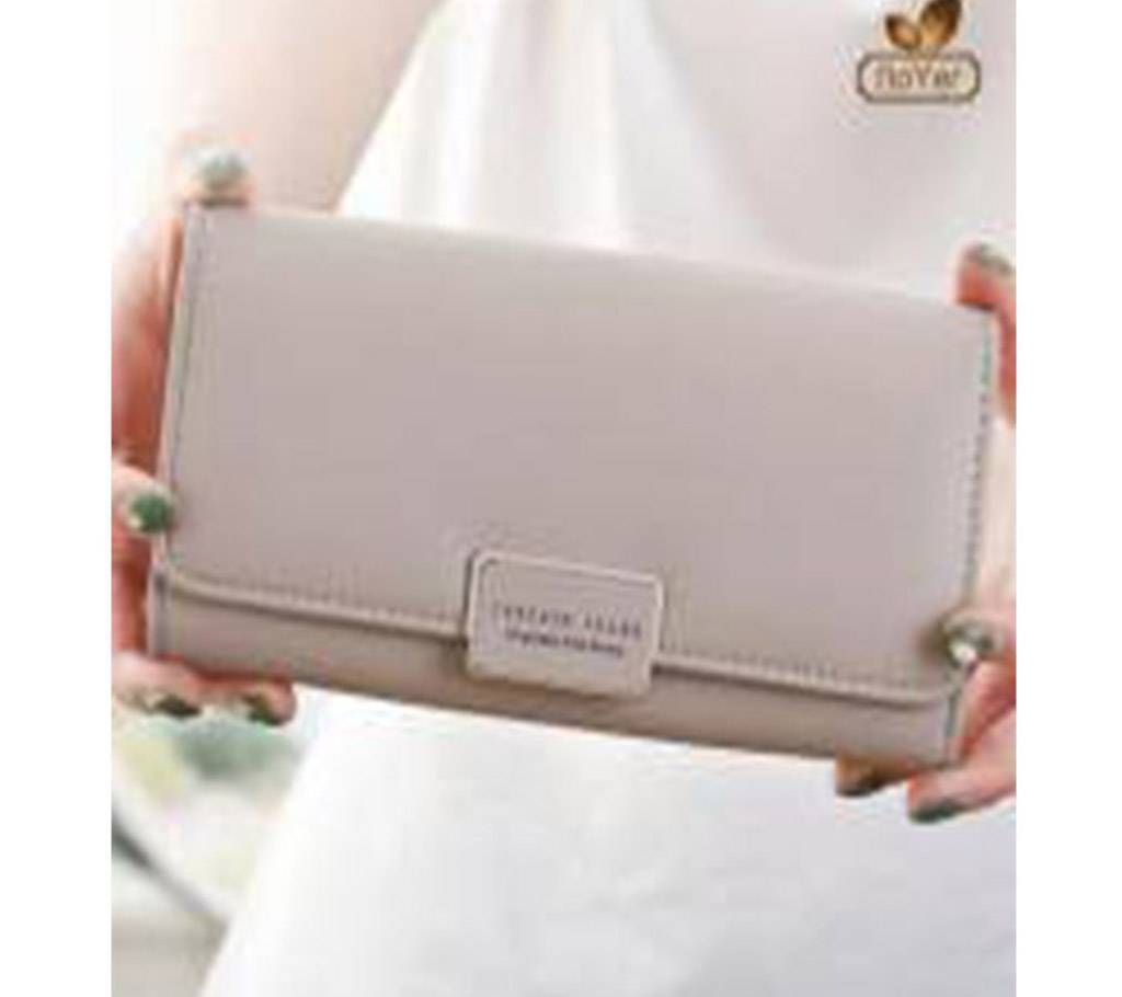 Faux Leather Ladies wallet purse for girl