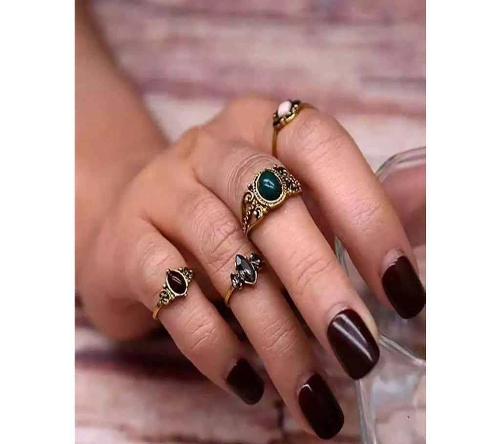 4pcs finger ring set