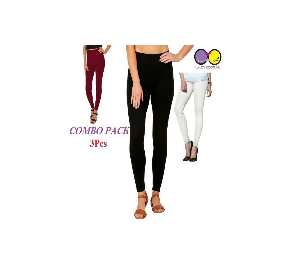 COTTON LEGGINGS 3 PCS COMBO PACK