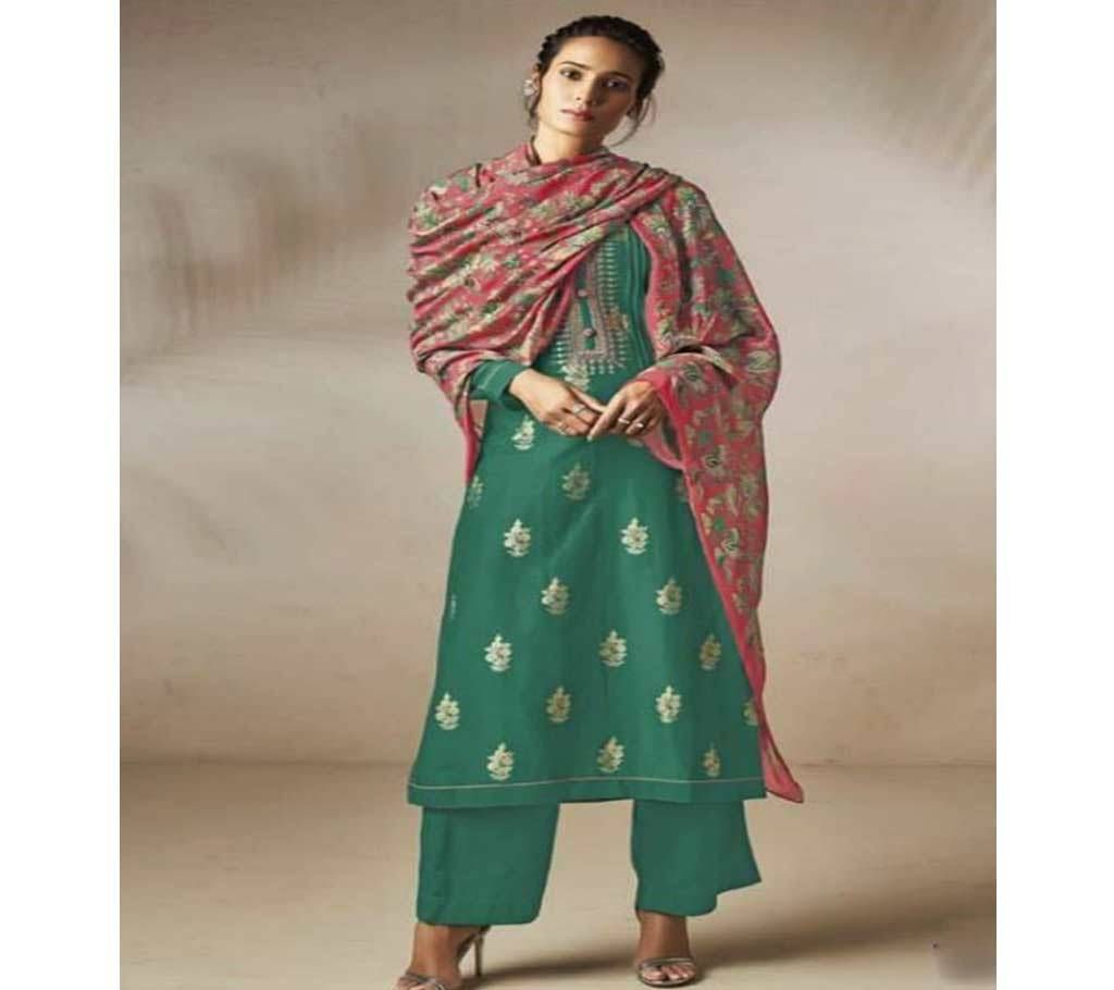 Sarg Posheeda -130 Unstitched Silk Suit