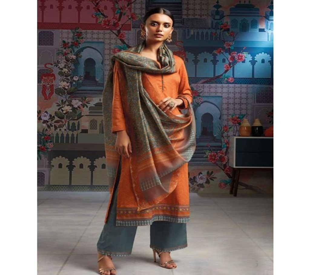 Ganga Shoshin - 6516 Unstitched Silk Salwar Suit