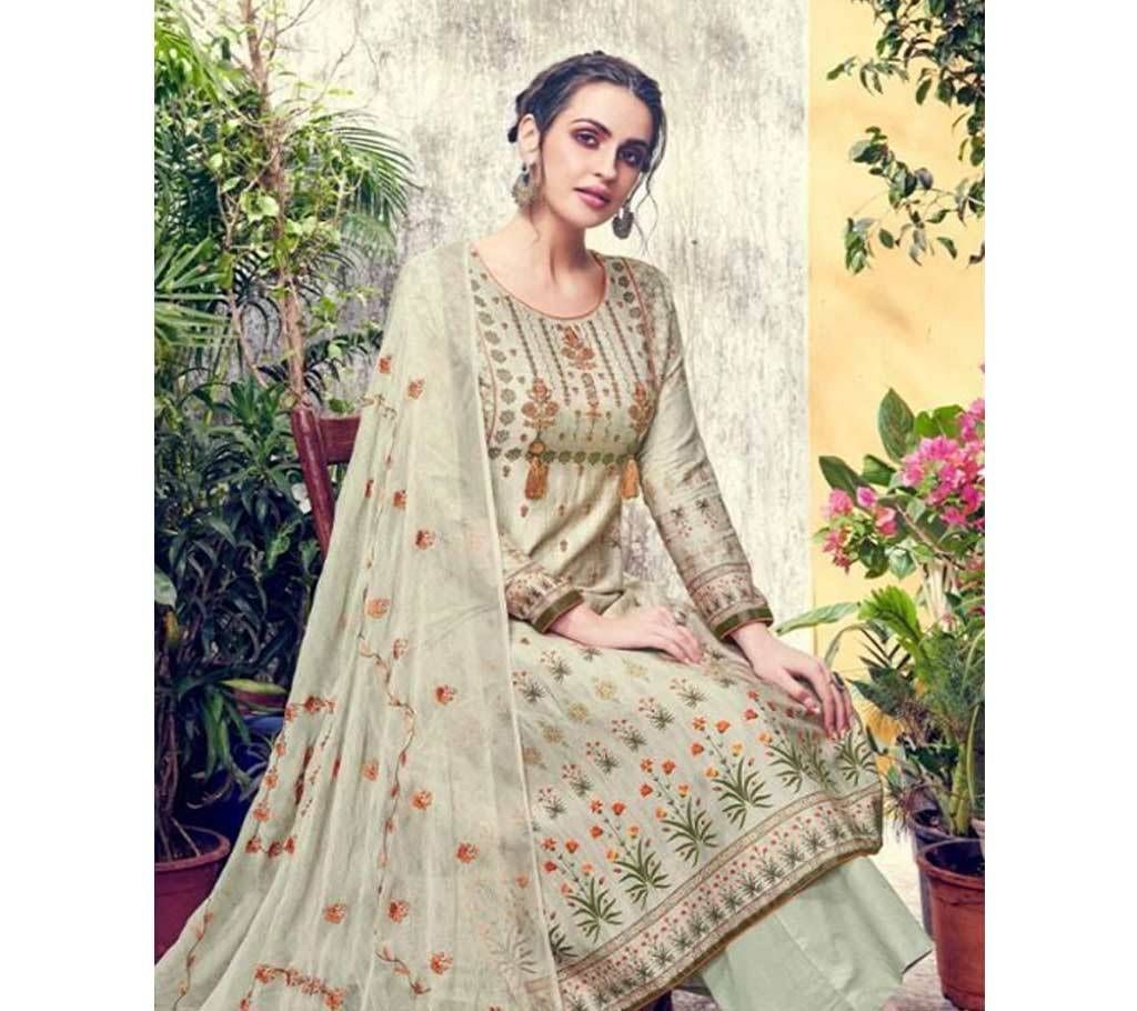 ACME WEAVERS AANZARA KIARAA SUITS- 02 Unstitched Three Piece - Copy