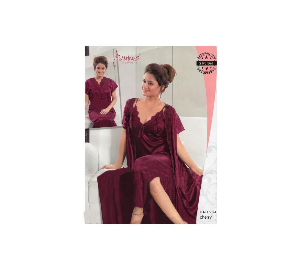 Two Part Nighty-6074 Cherry