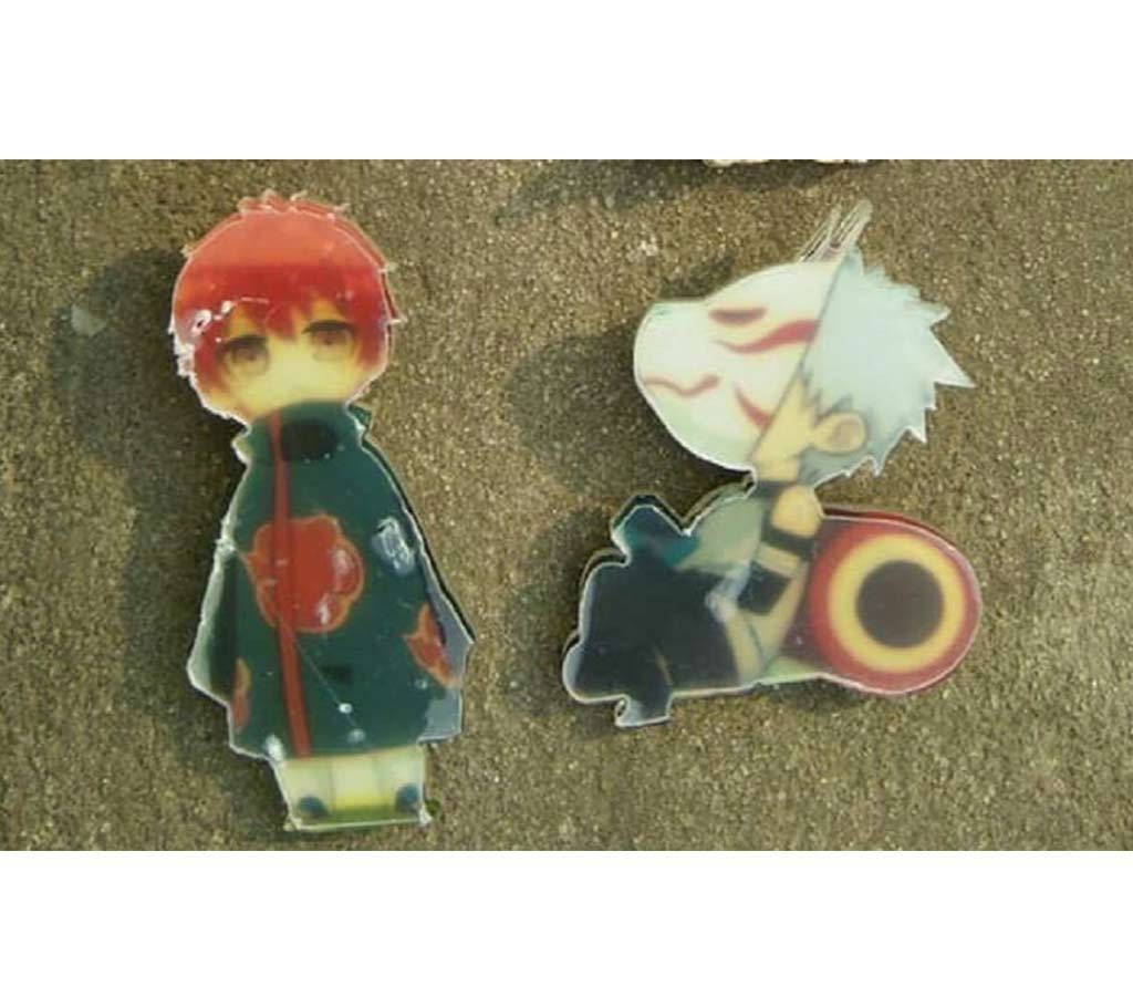 Naruto brooch 2psc