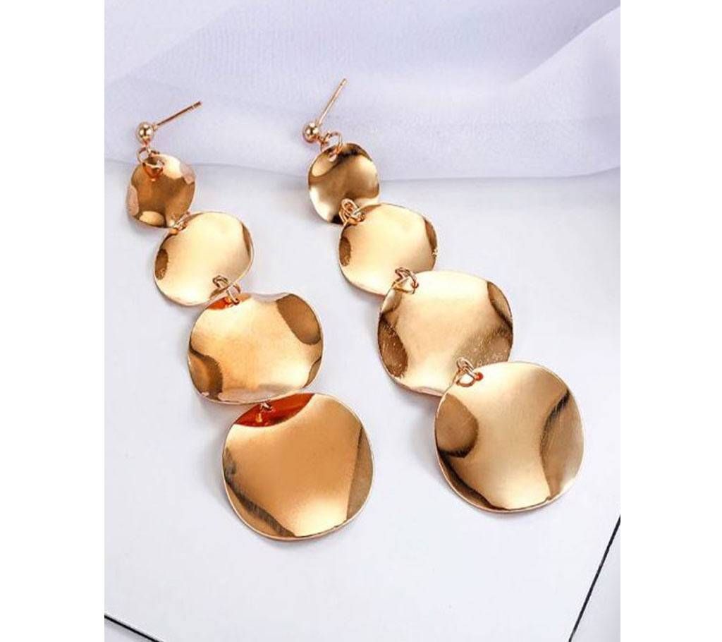 Metal Long Dangle Women Earrings