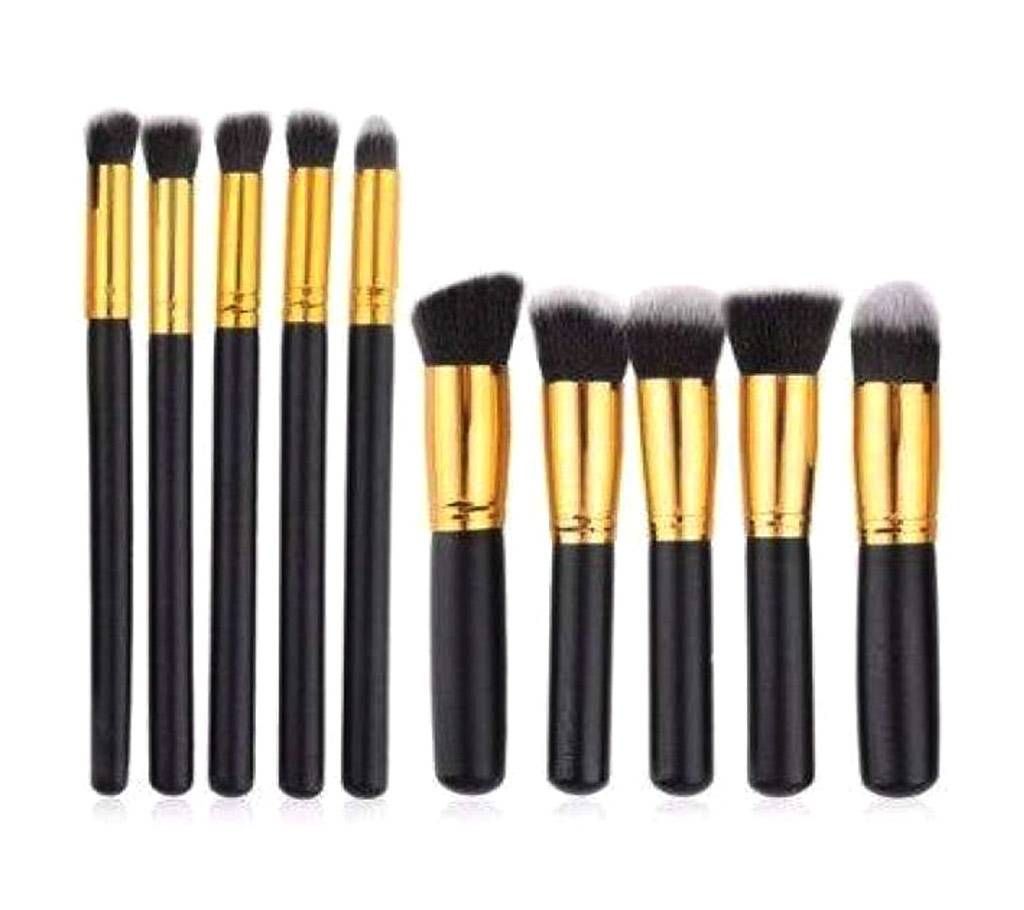 10 PCS Makeup Brush Kit Kabuki Brushes set 