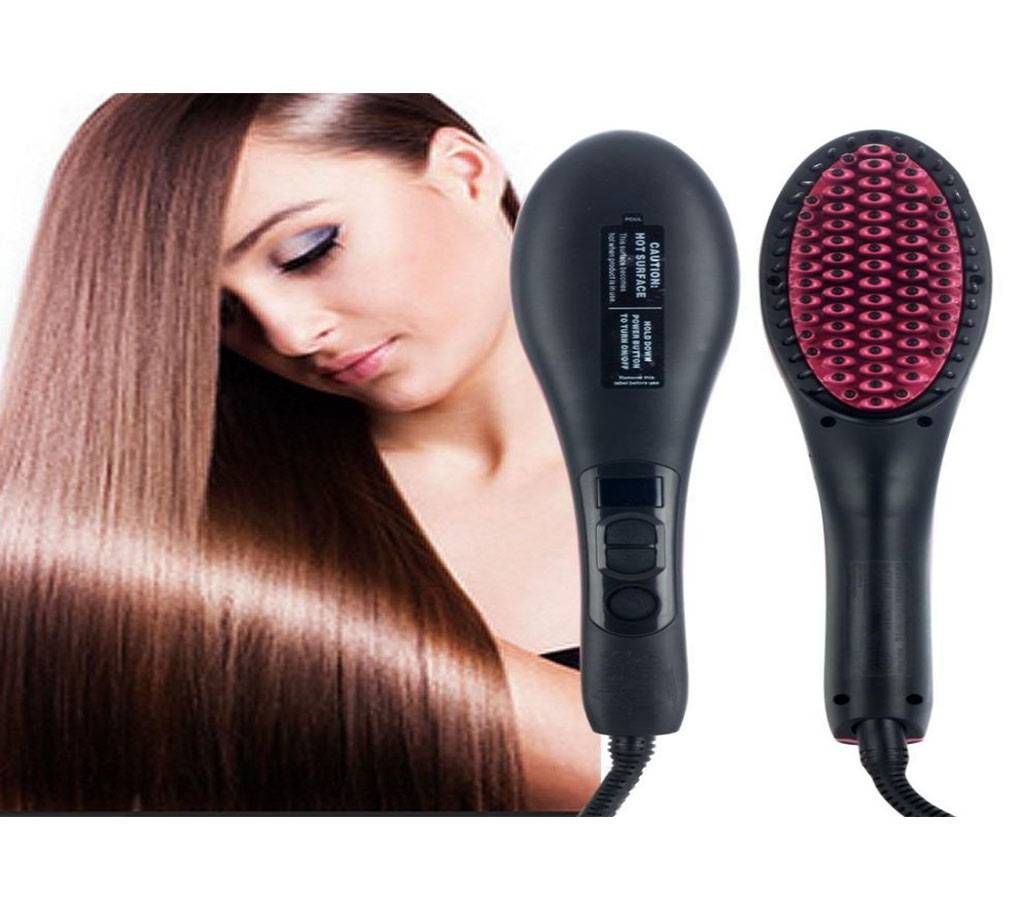 Simply Straight Brush Hair Straightener gm-3022