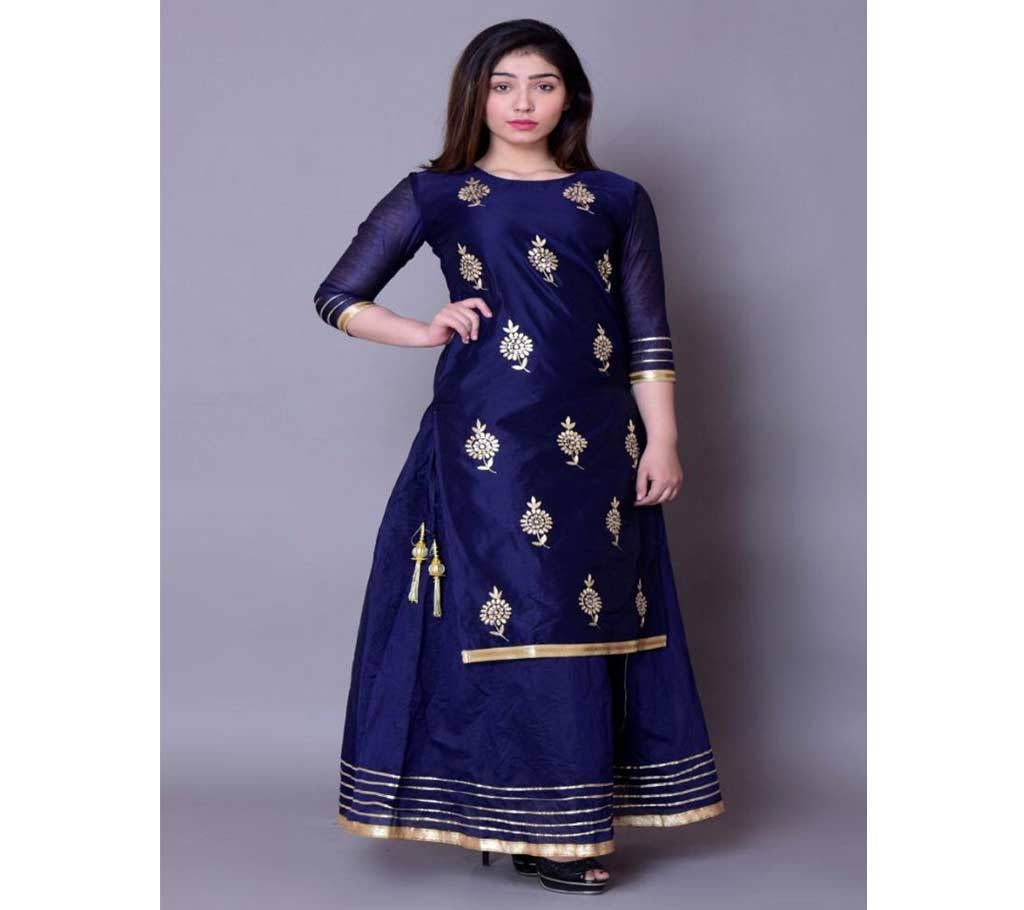 Unstitched Block print for Women [2Peice]