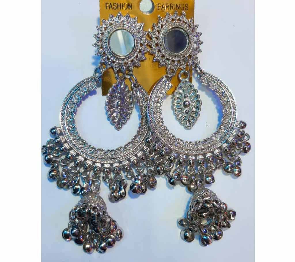 Silver Metal  Earring