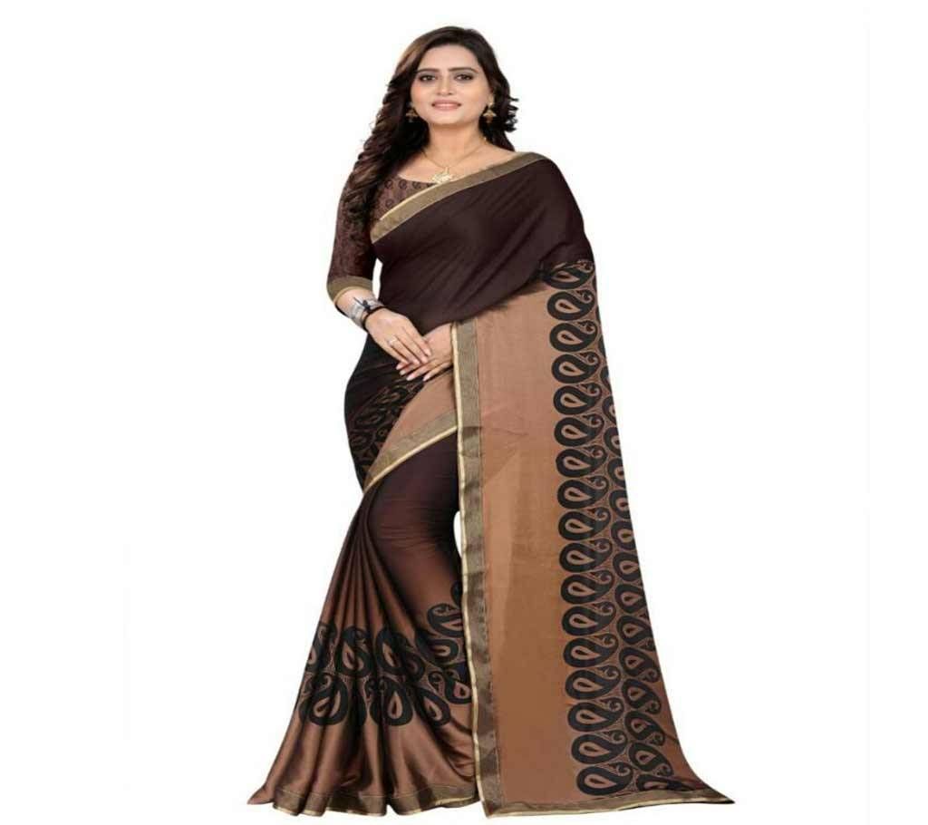 Soft Georgette Saree Coffee