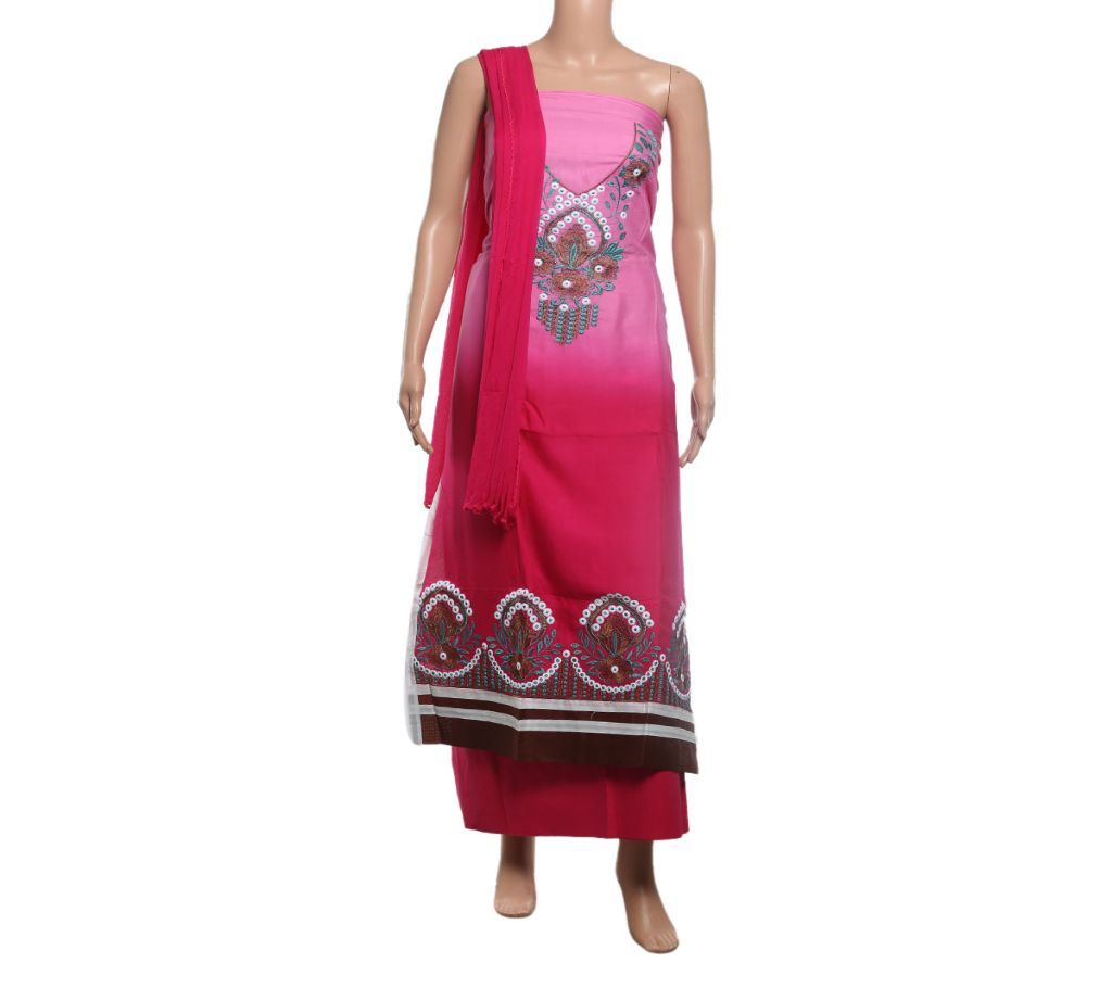 Unstitched Embroidery Lillian cotton Shalwar Kamiz.