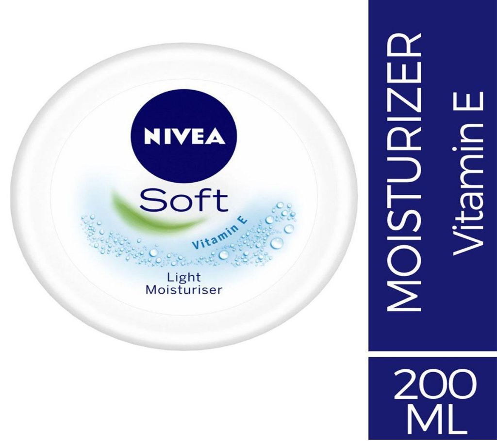 NIVEA Soft Light Moisturising Cream, 200ml