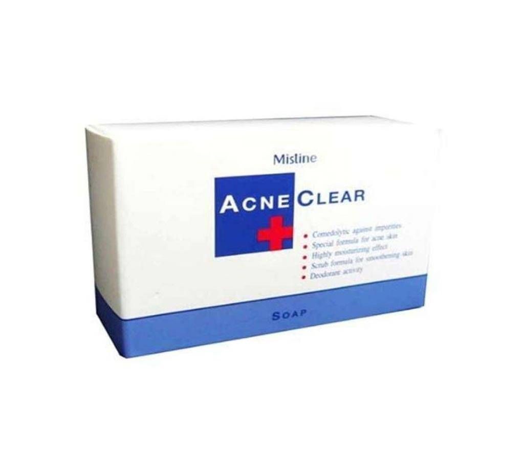 Comedolytic Acne Clear Soap Face and Body Anti Acne and Moisturizing Bar - 90g-Bangladesh