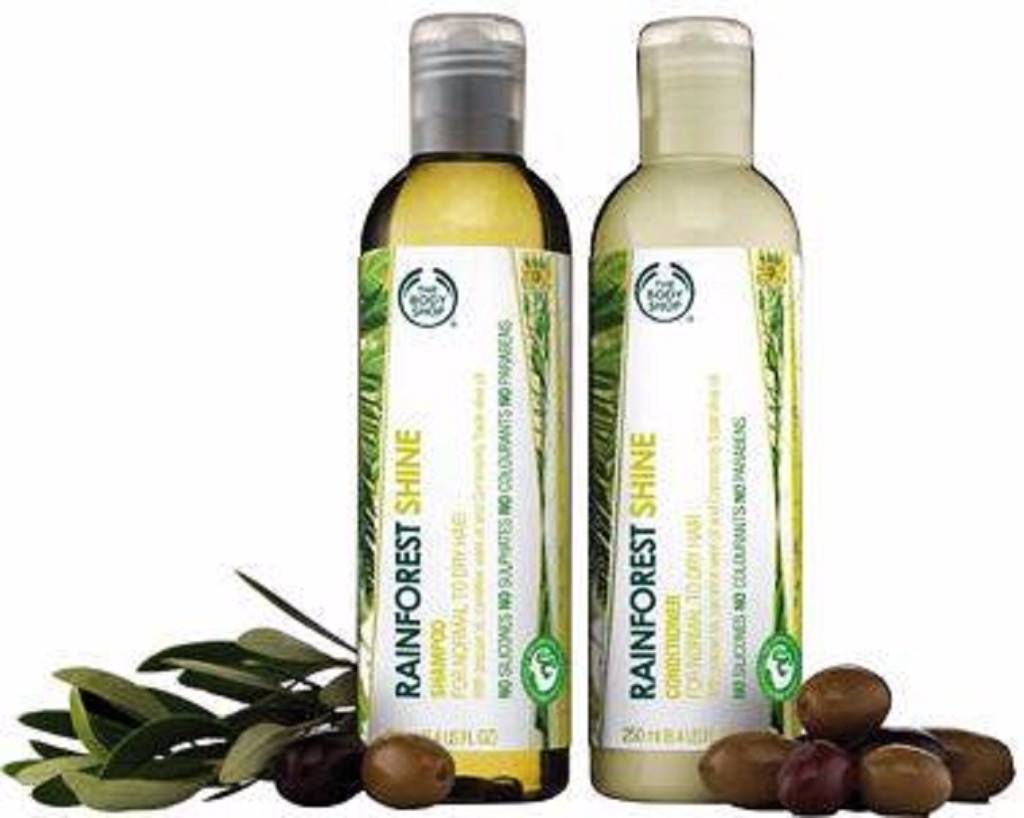 Rainforest Shine Shampoo.