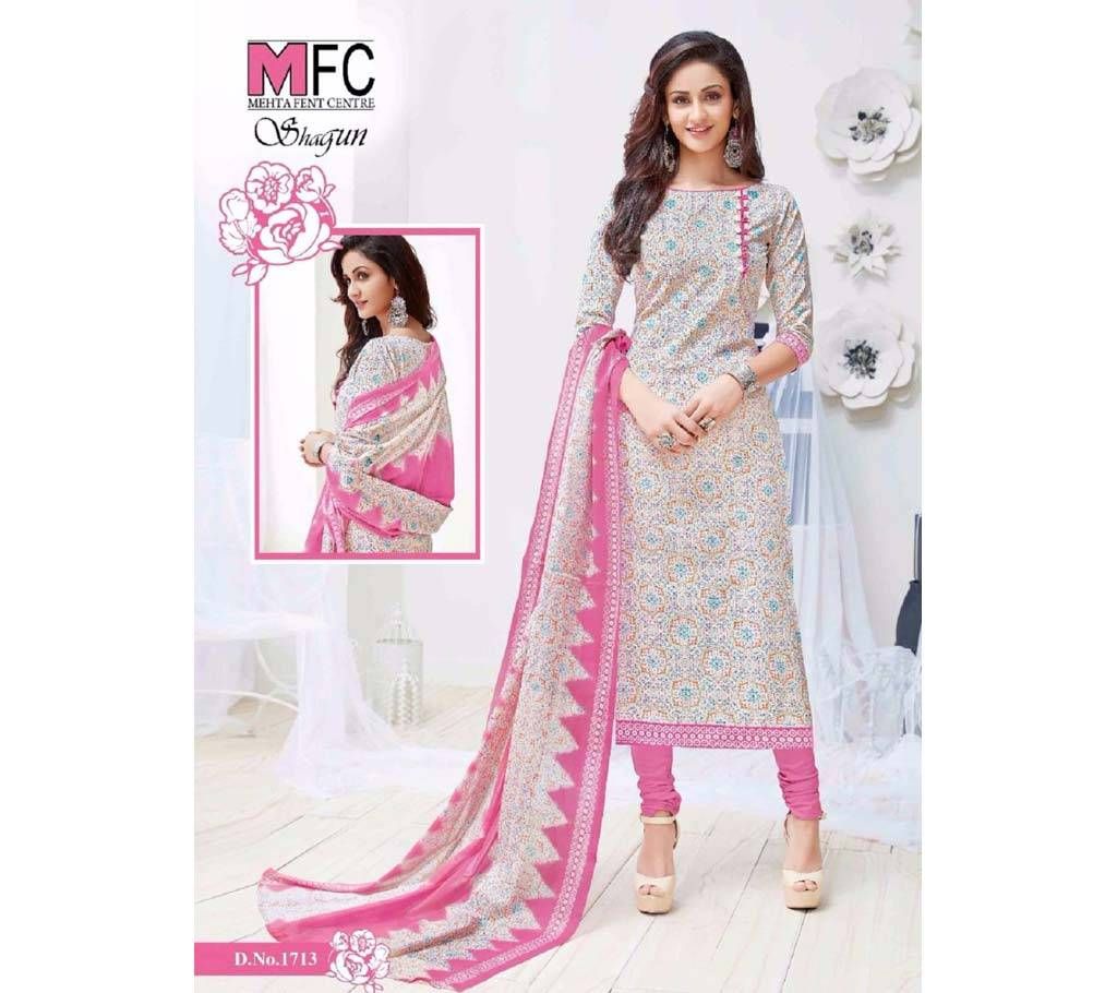 MFC SHAGUN Unstitched Lawn Three piece (1713)