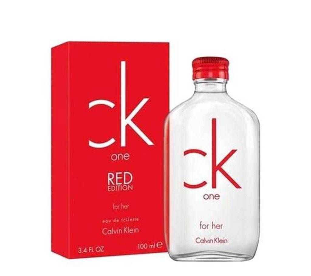 CK One Red Edition for Women - 100 ml EDT