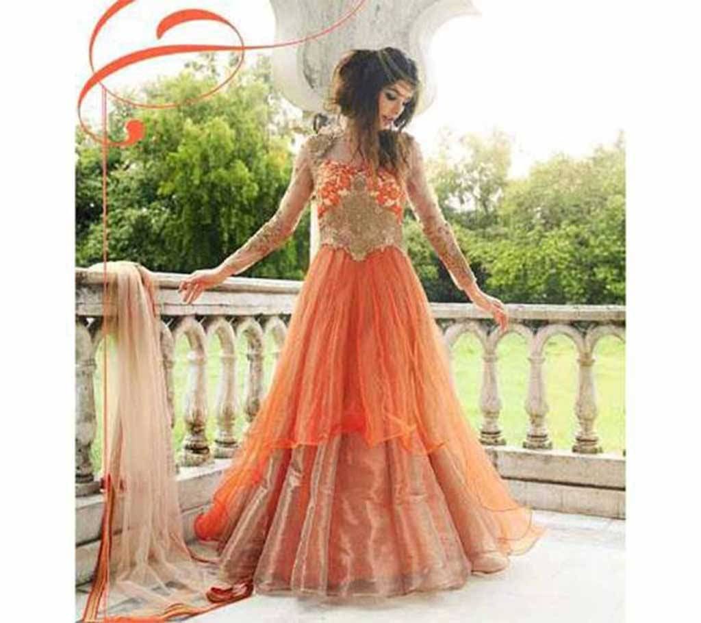 Indian Cotton Embroidery Work Lehenga