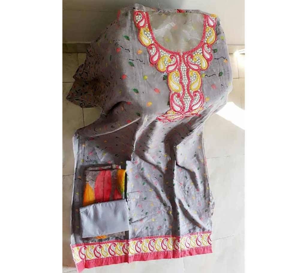 Un stitched lawn salwar kameez 