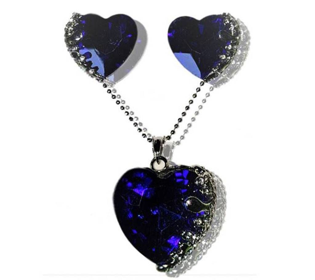 Love Crystal Pendant Set