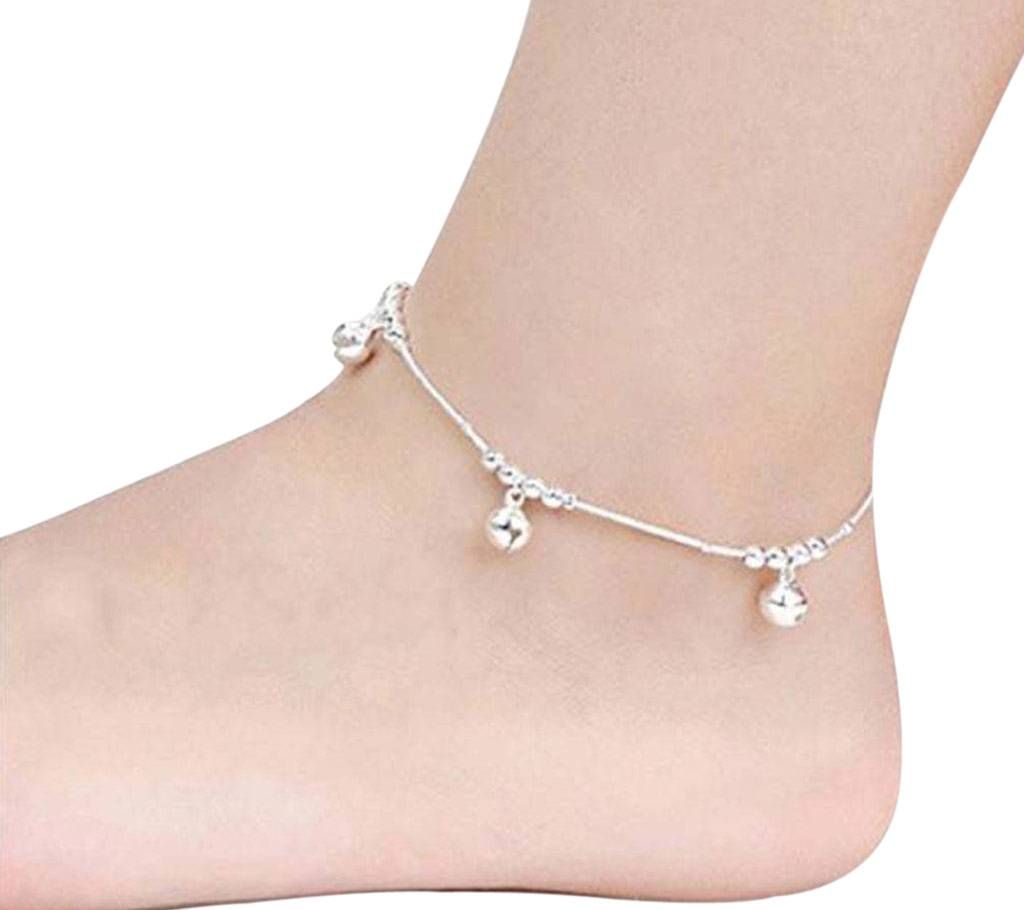 3pcs Bells 12 Beads Silver luxery Chain Payel