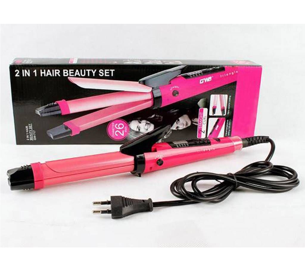 Nova 2 in 1 Hair Straightener Beauty Set intact Bo