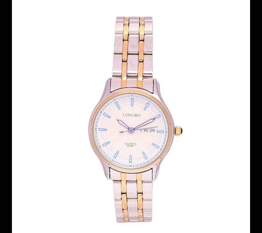 Longbo 1008 Stainless Steel Analog Watch For Women
