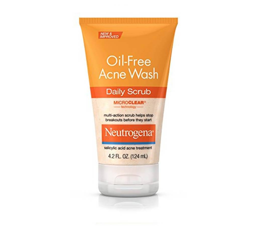 Neutrogena Oil-Free Acne Wash Daily Scrub USA