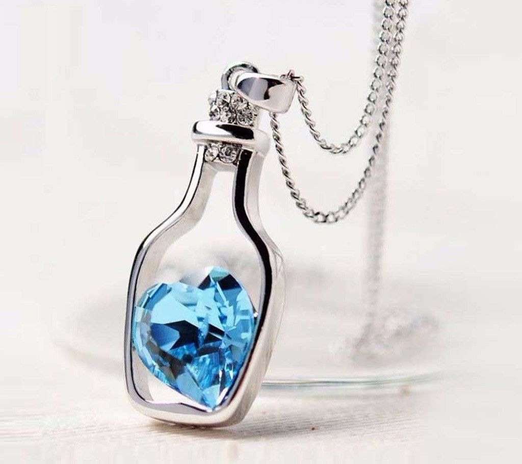 Bottle shaped ladies pendant
