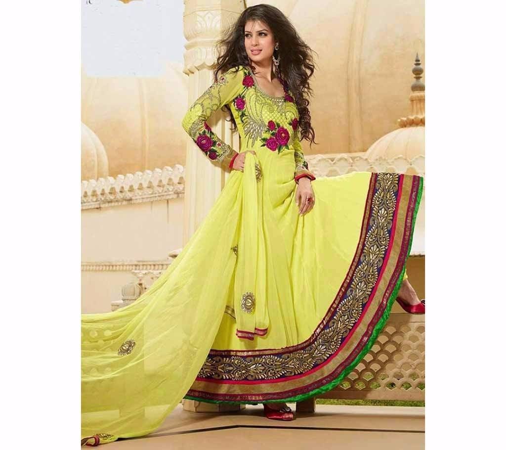 Unstitched Georgette Three Pieces