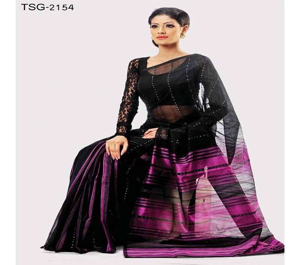 Half Silk Chumki saree