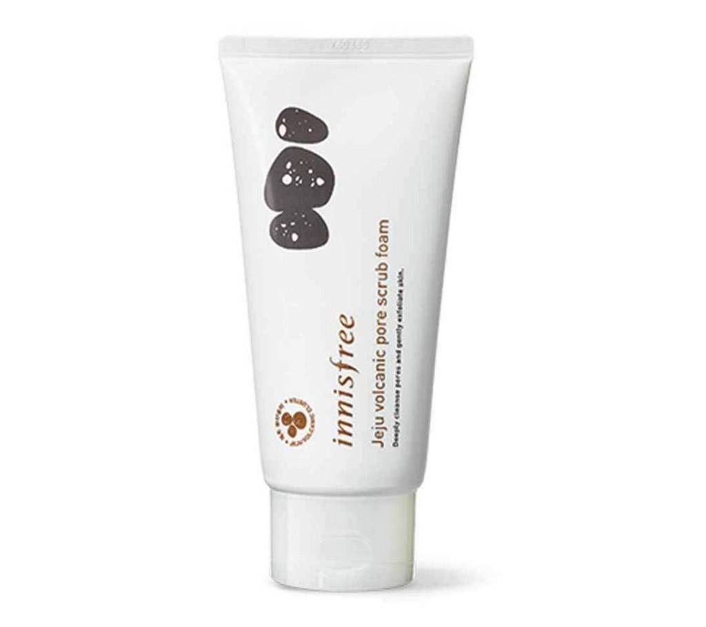 Innisfree Jeju volcanic pore scrub foam (Korea)-150 ml