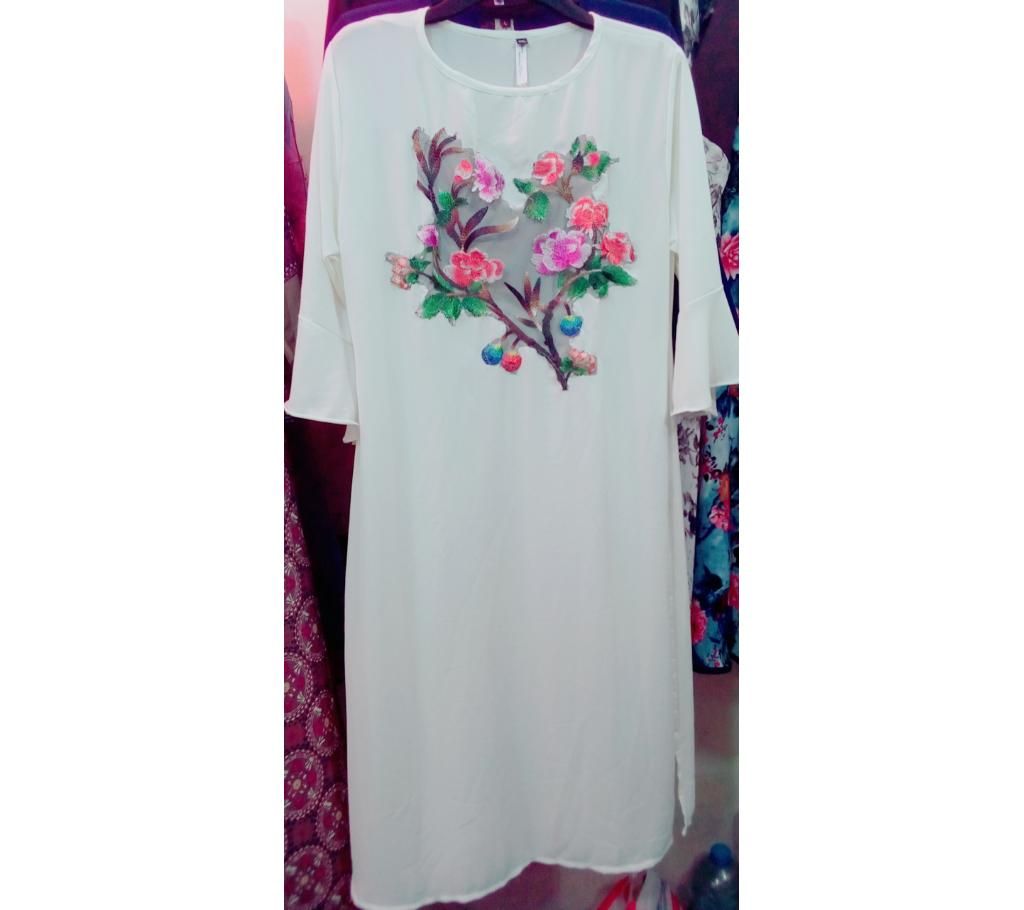 Georgette long kameez.