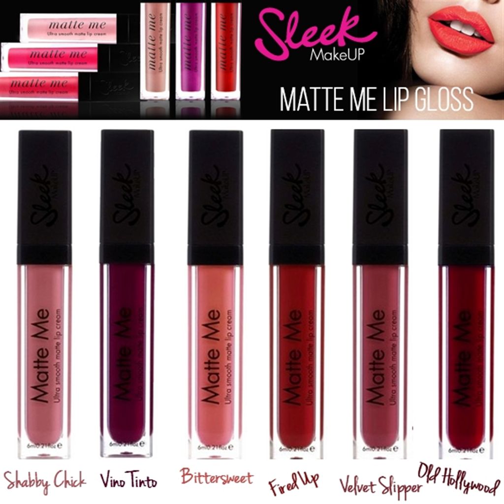 Sleek Matte me Lipstick 6 Pieces