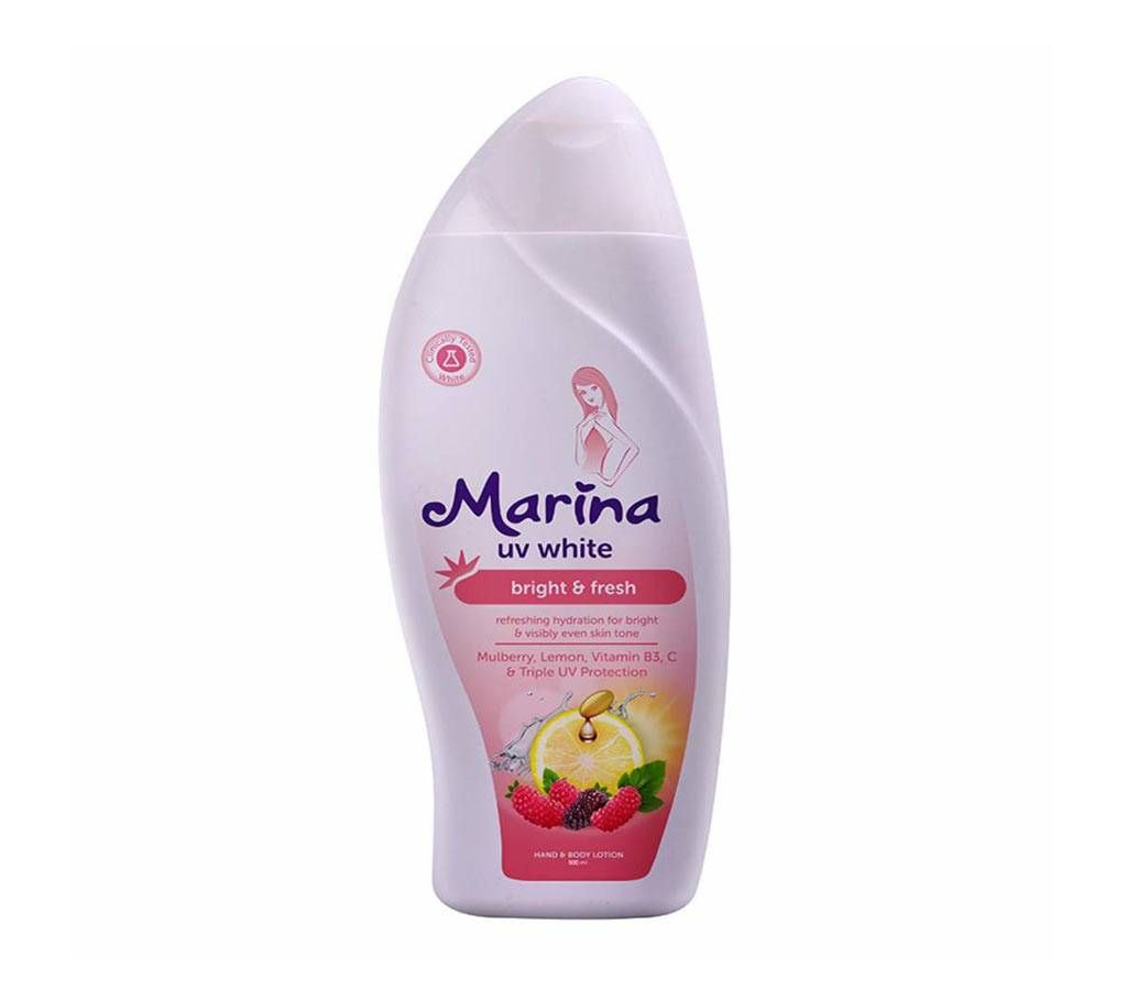Marina uv white bright and fresh body lotion