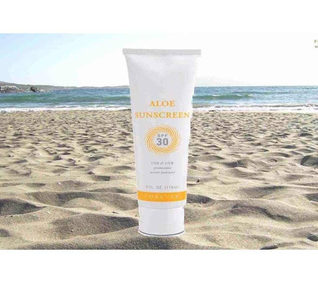 FOREVER ALOE SUN SCREEN  ১১৮ মি. লি. USA