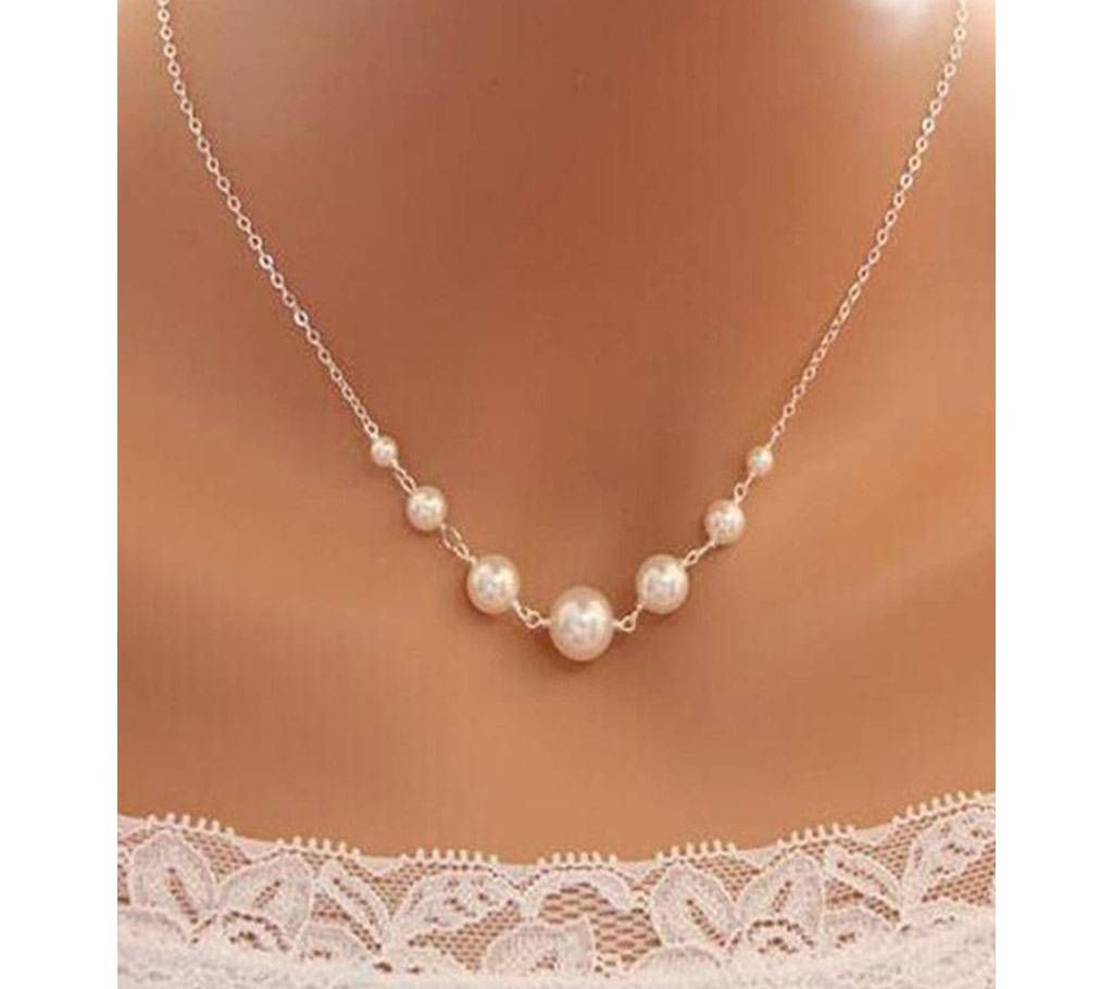 Simulated-pearl Necklace for Women