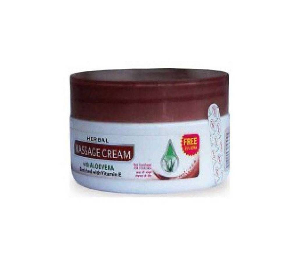 Herbal Massage Cream with Aloe Vera 200ml - India