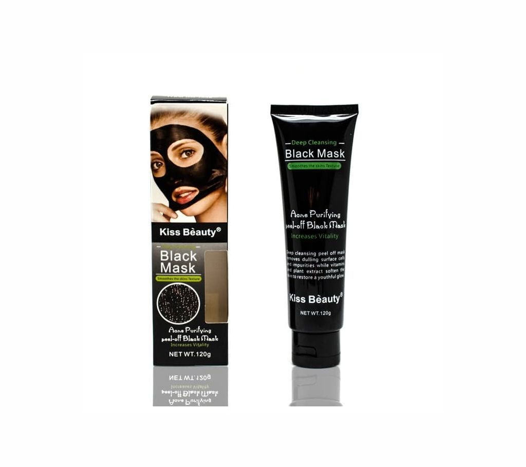 Kiss Beauty Black Mask 120ml Malaysia