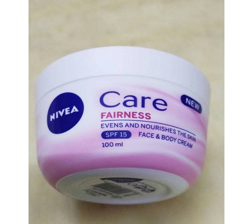 New Nivea Care Fairness Cream 100 ml Dubai 