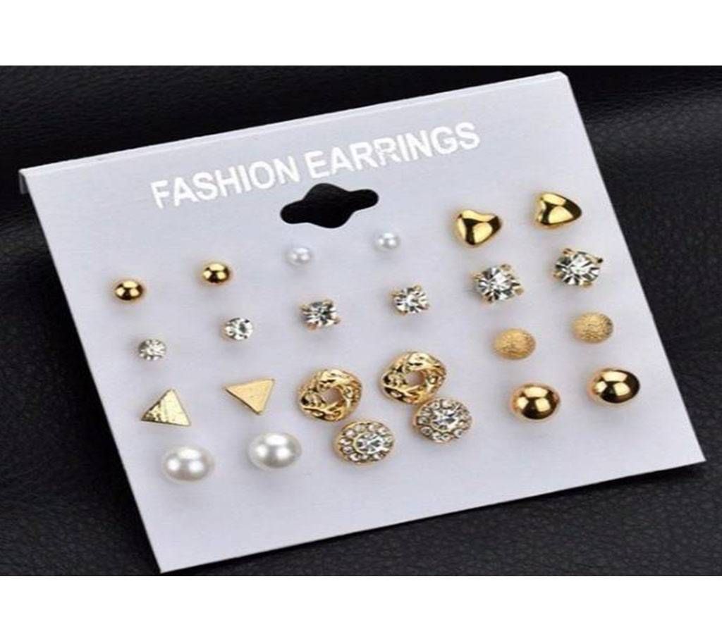 12pcs Earrings Sets For Woman