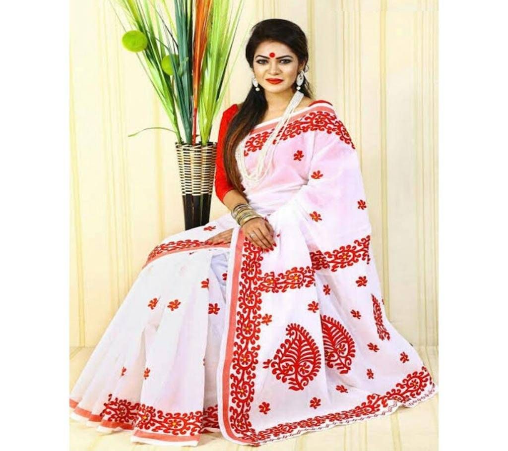 Boishakhi Aplique Saree 