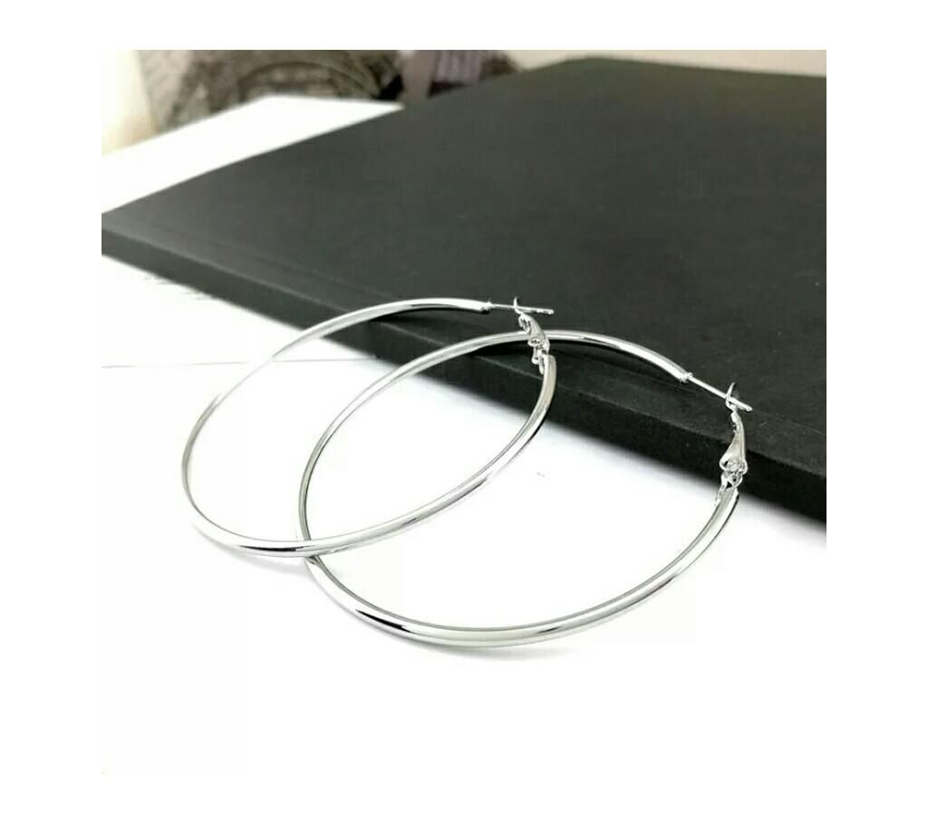 Big Hoop Earrings Accessories Fashion  Ear Loop Smooth Circle