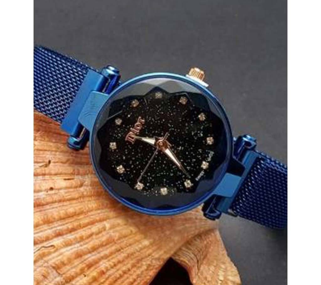 Mesh Belt Thin Alloy High Quality Dior Ladies Watch 
