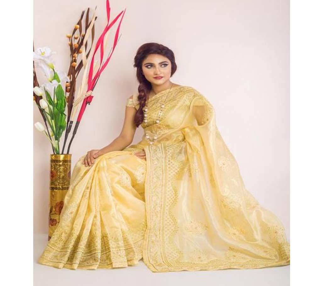 Muslin sharee