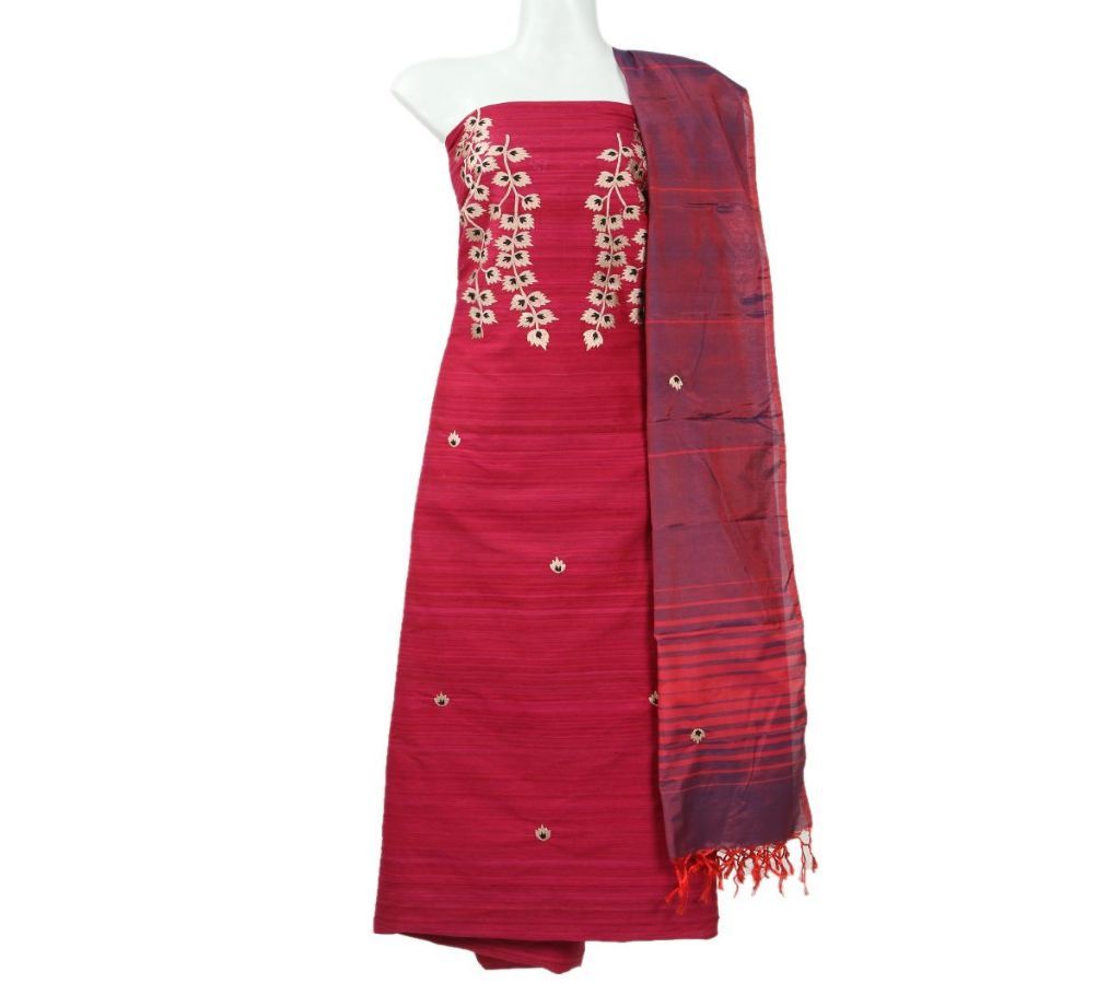 Handloom Silk Three Pcs