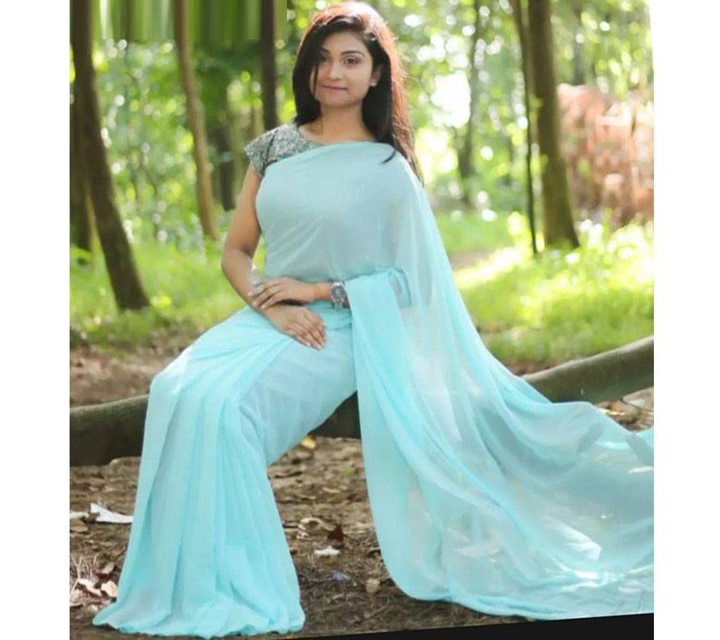 Indian soft Geogette saree