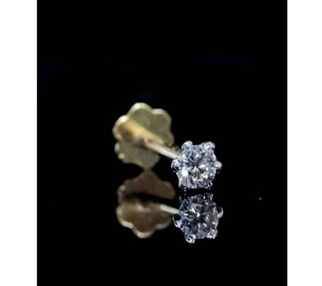 Diamond One Stone Nose Pin