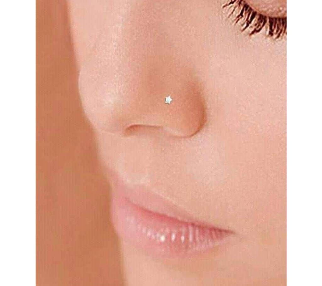 One Stone Diamond Nose Pin 