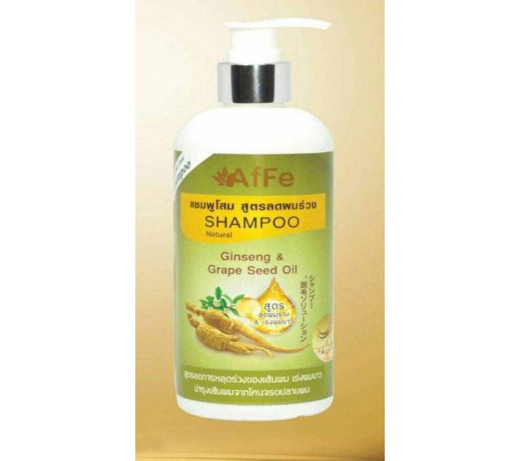 AfFe Shampoo  Ginseng  & Grape Seed Oil  Natural 220 ml Thailand 