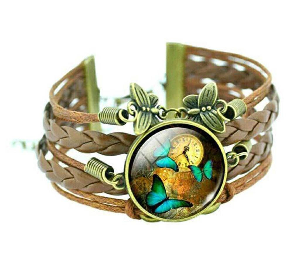 Outstanding Quality Zinc Alloy Leather Bracelet 